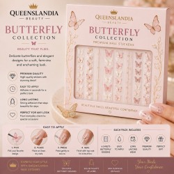 Queenslandia Butterfly Collection | Premium Butterfly Nail Stickers.