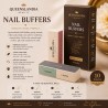 Queenslandia Professional Nail Buffers | 4-Way Buffer Blocks.