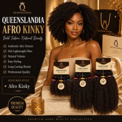 Queenslandia Afro Kinky Braiding Hair | Professional Braiding Hair
