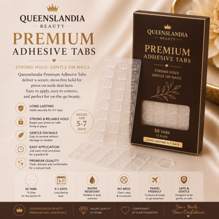 Premium Press-On Nail Adhesive Tabs | Queenslandia