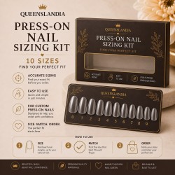 Press-On Nail Sizing Kit – 10 Sizes | Queenslandia