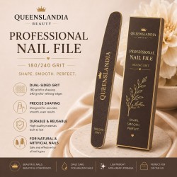 Professional Nail File 180/240 Grit | Queenslandia