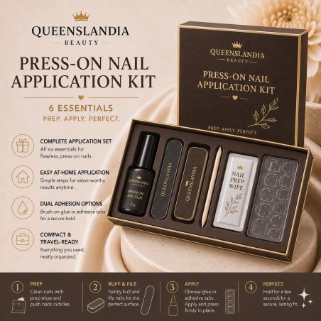6-Piece Press-On Nail Application Kit | Queenslandia