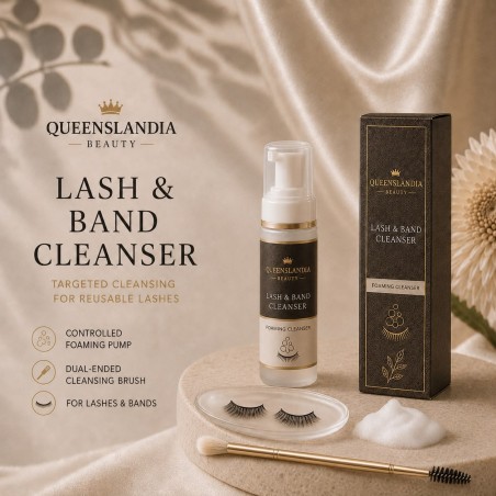 Lash & Band Foaming Cleanser | Queenslandia Beauty