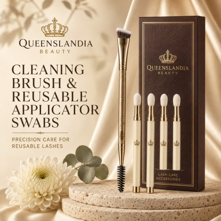 Reusable Lash Cleaning Brush & Swabs | Queenslandia