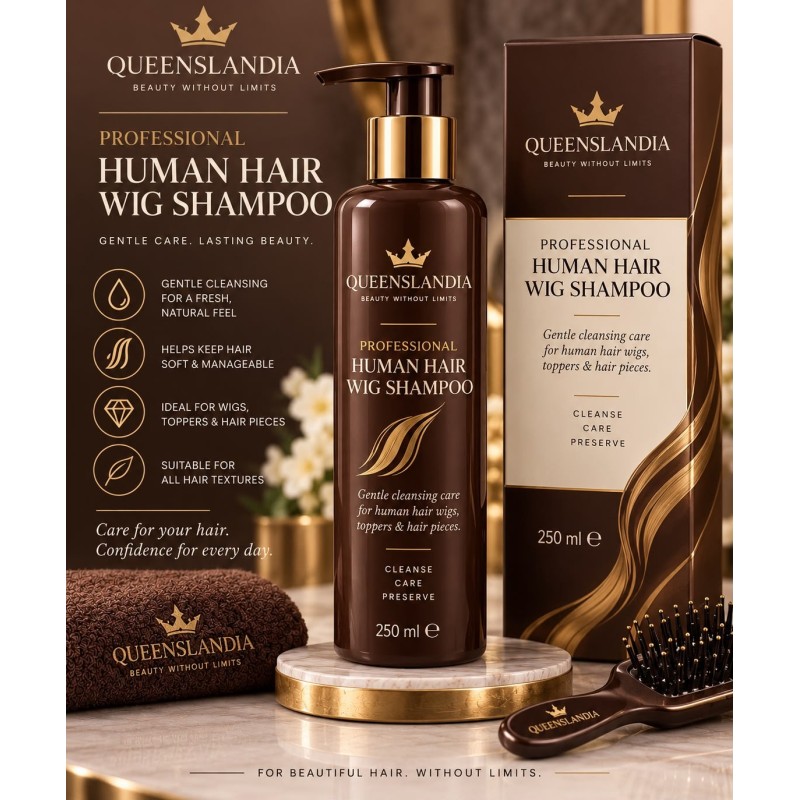 Human Hair Wig Shampoo 250ml | Queenslandia