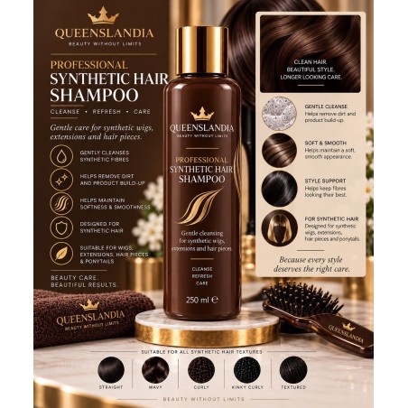 Synthetic Hair Shampoo 250ml | Queenslandia