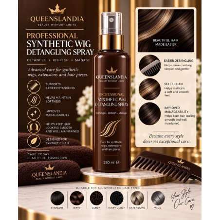 Synthetic Wig Detangling Spray 150ml | Queenslandia