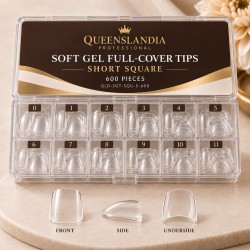 Professional Full-Cover Soft Gel Tips | Queenslandia