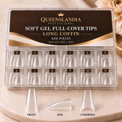 Professional Full-Cover Soft Gel Tips | Queenslandia