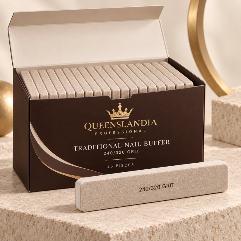Professional Nail Buffers 240/320 – 25 Pack | Queenslandia