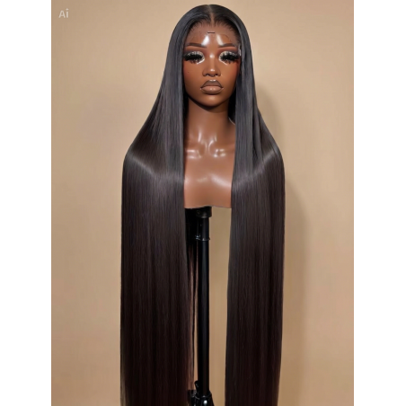 HD 5*5 Bone Straight Wig , Double Drawn 200% Density