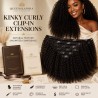 Queenslandia Kinky Curly Clip-In Extensions | Premium Vietnamese Human Hair