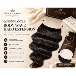 Queenslandia Body Wave Halo Extension | Premium Vietnamese Human Hair
