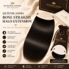 Queenslandia Bone Straight Halo Extension | Premium Vietnamese Human Hair