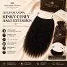 Queenslandia Kinky Curly Halo Extension | Premium Vietnamese Human Hair