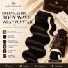 Queenslandia Body Wave Wrap Ponytail | Premium Vietnamese Human Hair Ponytail Extension