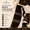 Queenslandia Bone Straight Wrap Ponytail | Premium Vietnamese Human Hair Ponytail Extension