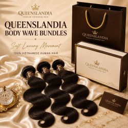 Queenslandia Body Wave Bundles | Premium Vietnamese Human Hair Extensions