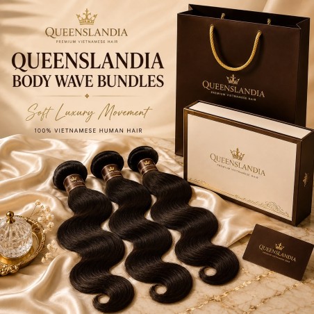 Queenslandia Body Wave Bundles | Premium Vietnamese Human Hair Extensions