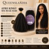 Afro Kinky 50g Human Hair | Premium Textured Braiding Hair | Queenslandia