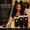 Queenslandia Synthetic Italian Curls Braids | Premium Curly Braiding Hair.