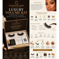 Queenslandia Luxury Volume Kit | Premium Reusable Volume Lash Kit.